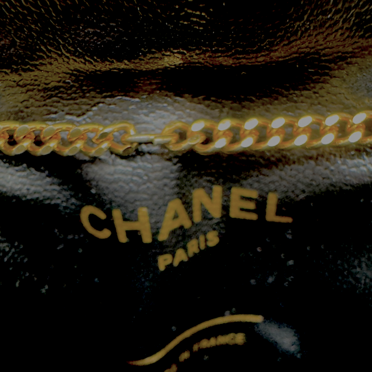 Chanel cloth pouch chain