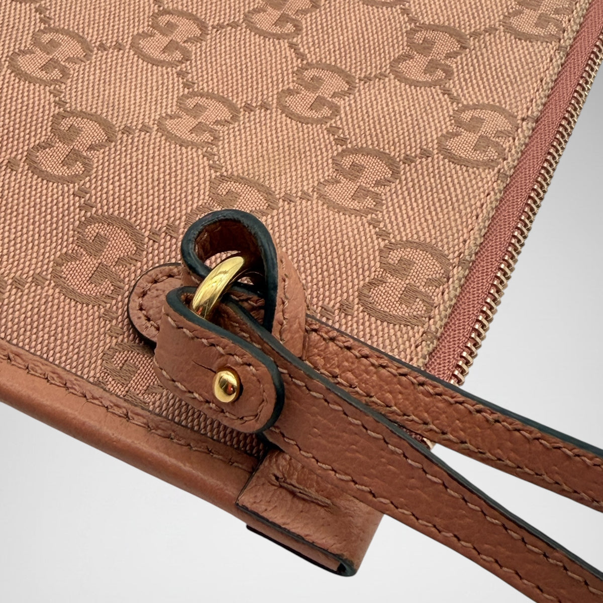 Pink Gucci pouch