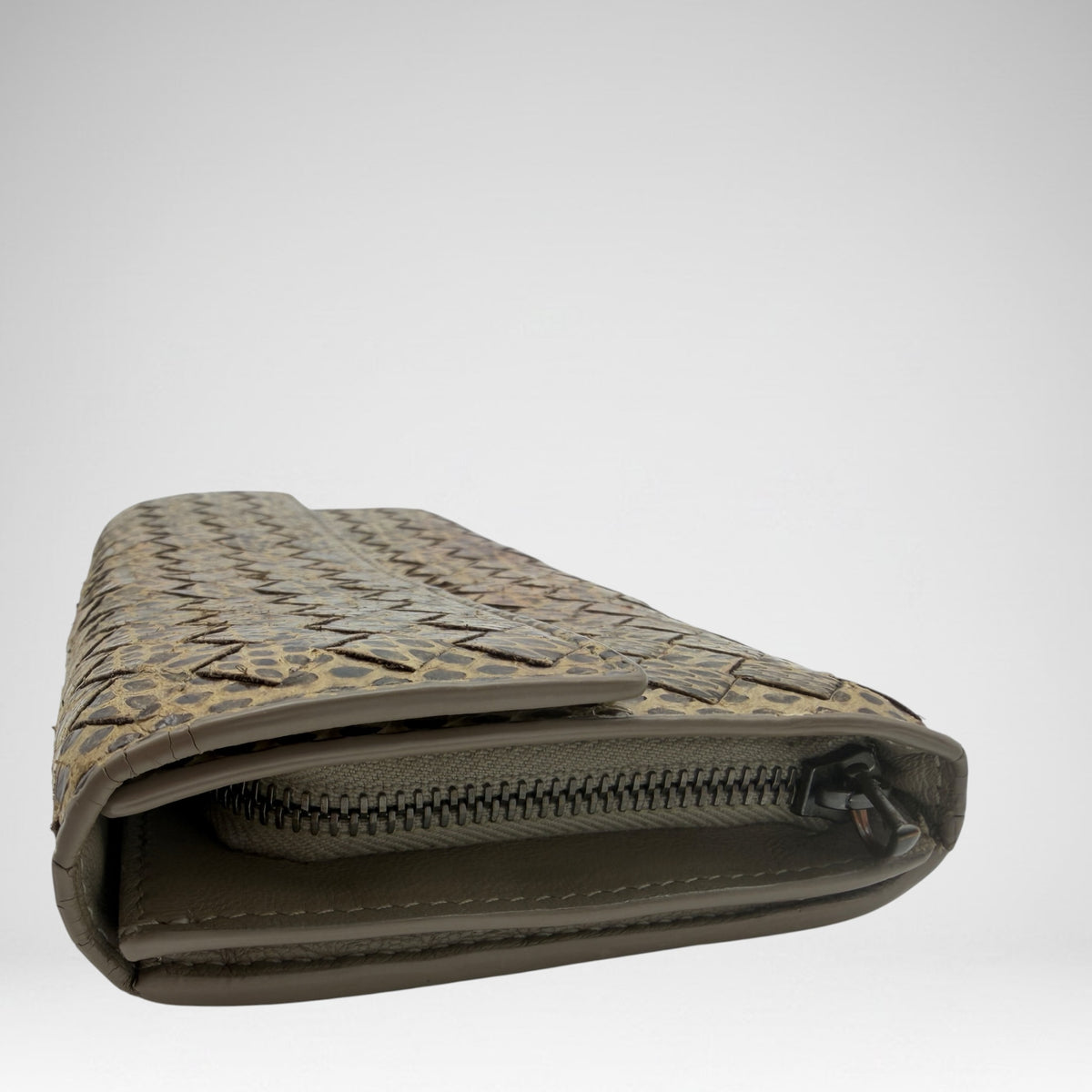 Bottega Veneta snake wallet