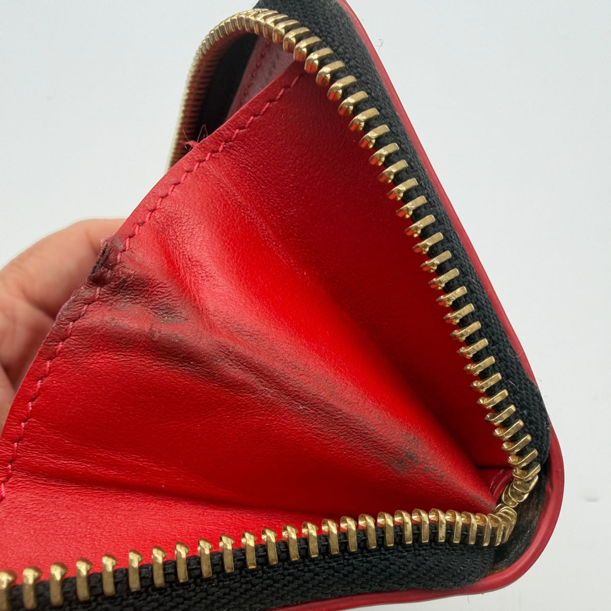 Louboutin leopard wallet