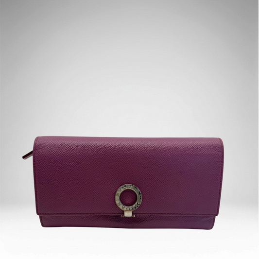 Ferragamo purple wallet