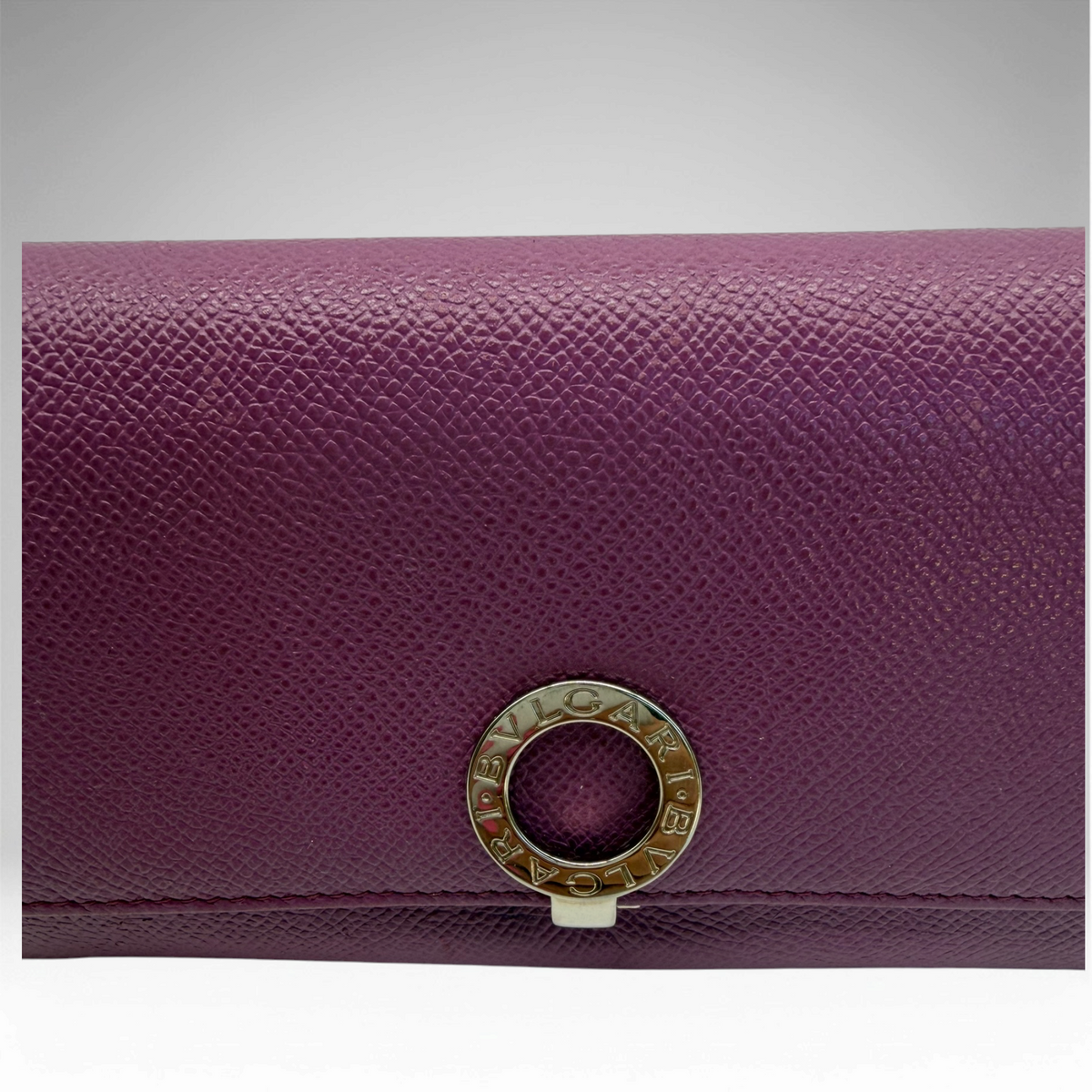 Ferragamo purple wallet