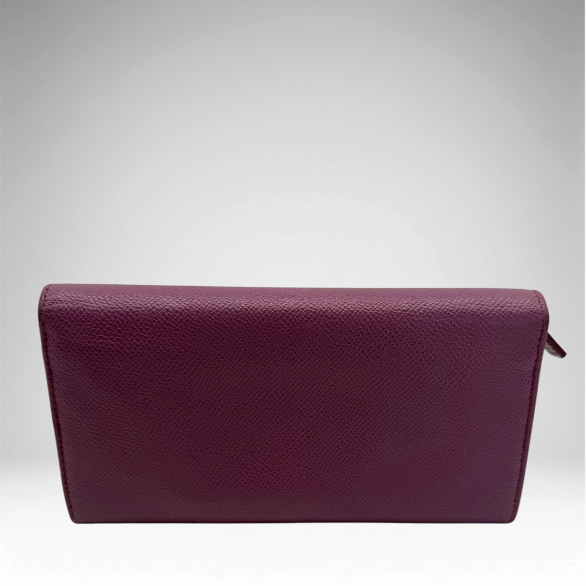 Ferragamo purple wallet