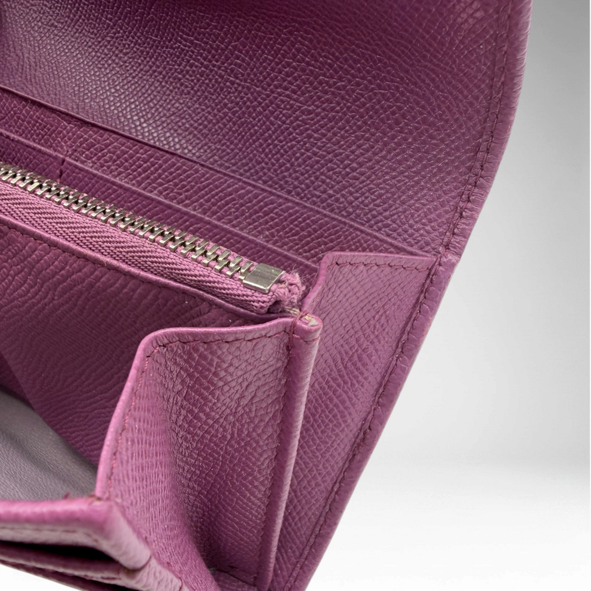Ferragamo purple wallet