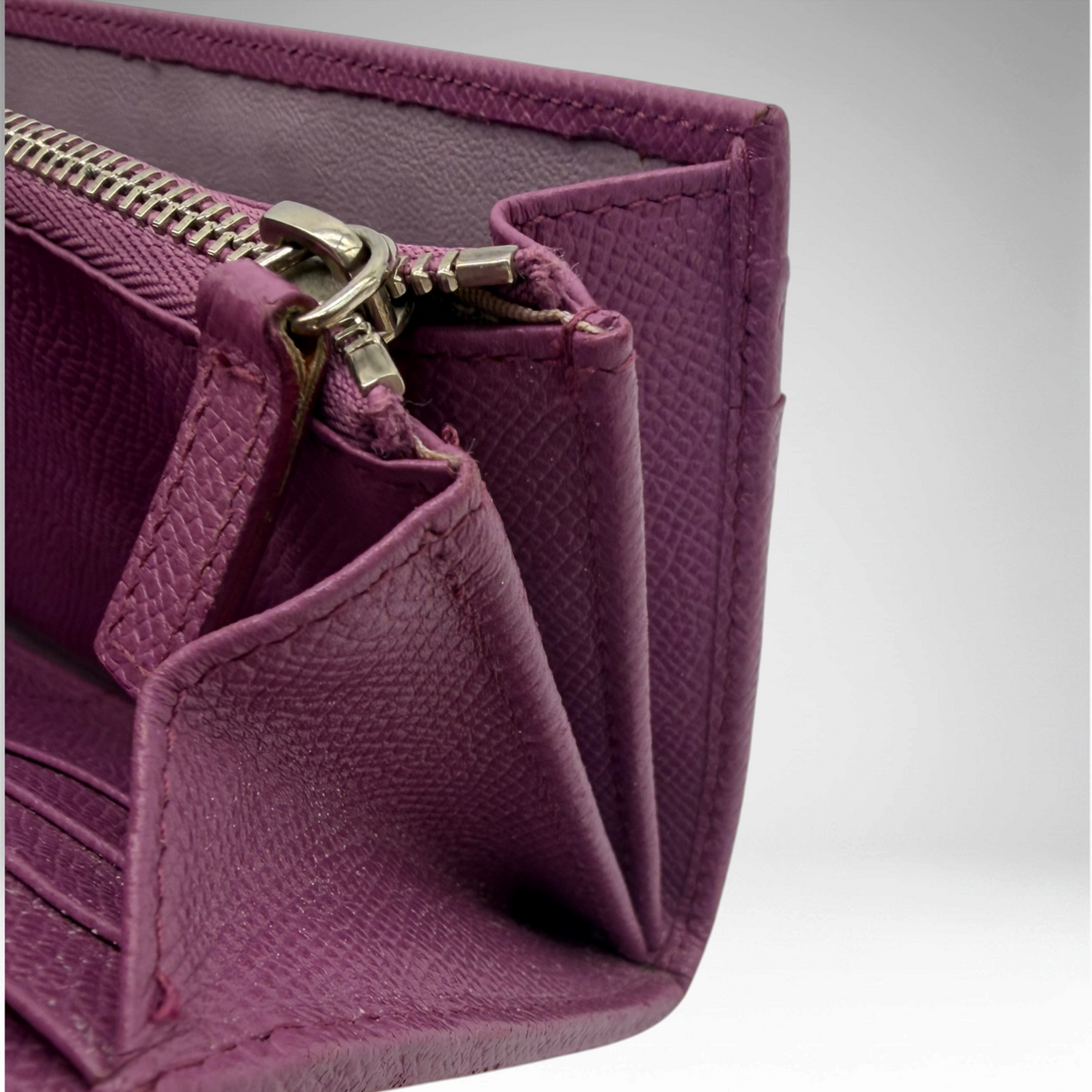 Ferragamo purple wallet