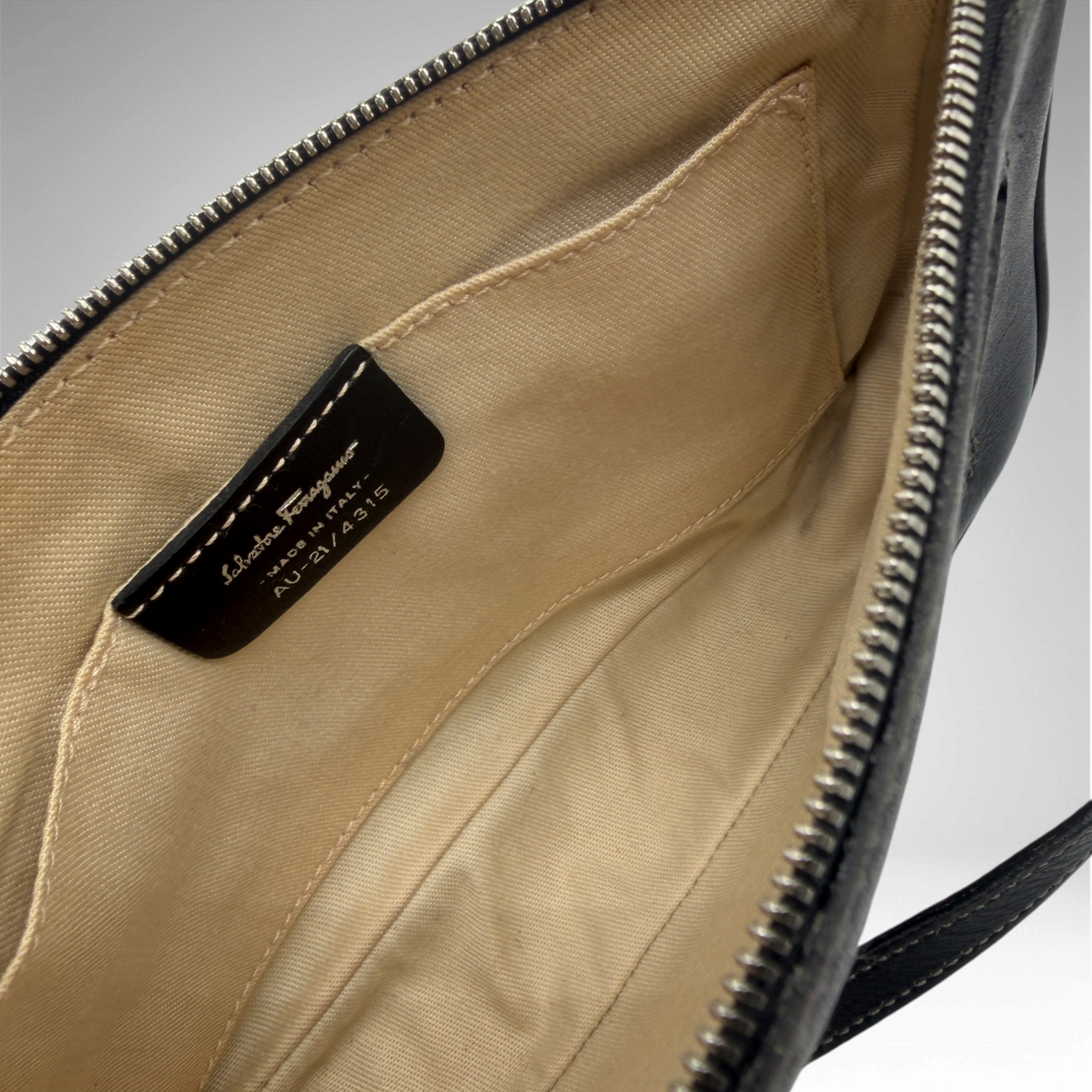 Ferragamo black small shoulder bag