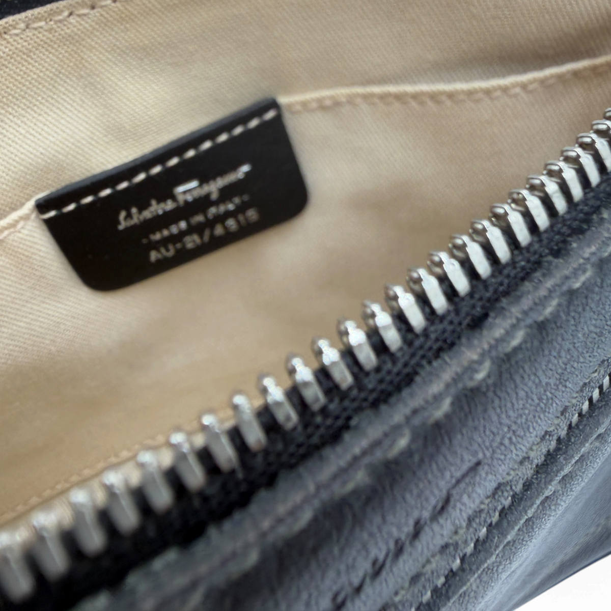 Ferragamo black small shoulder bag