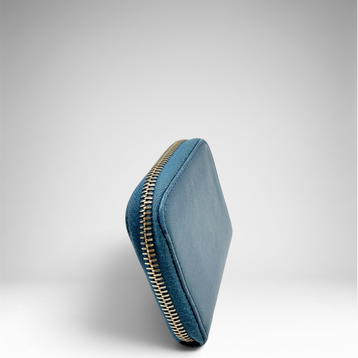 Prada blue coin wallet