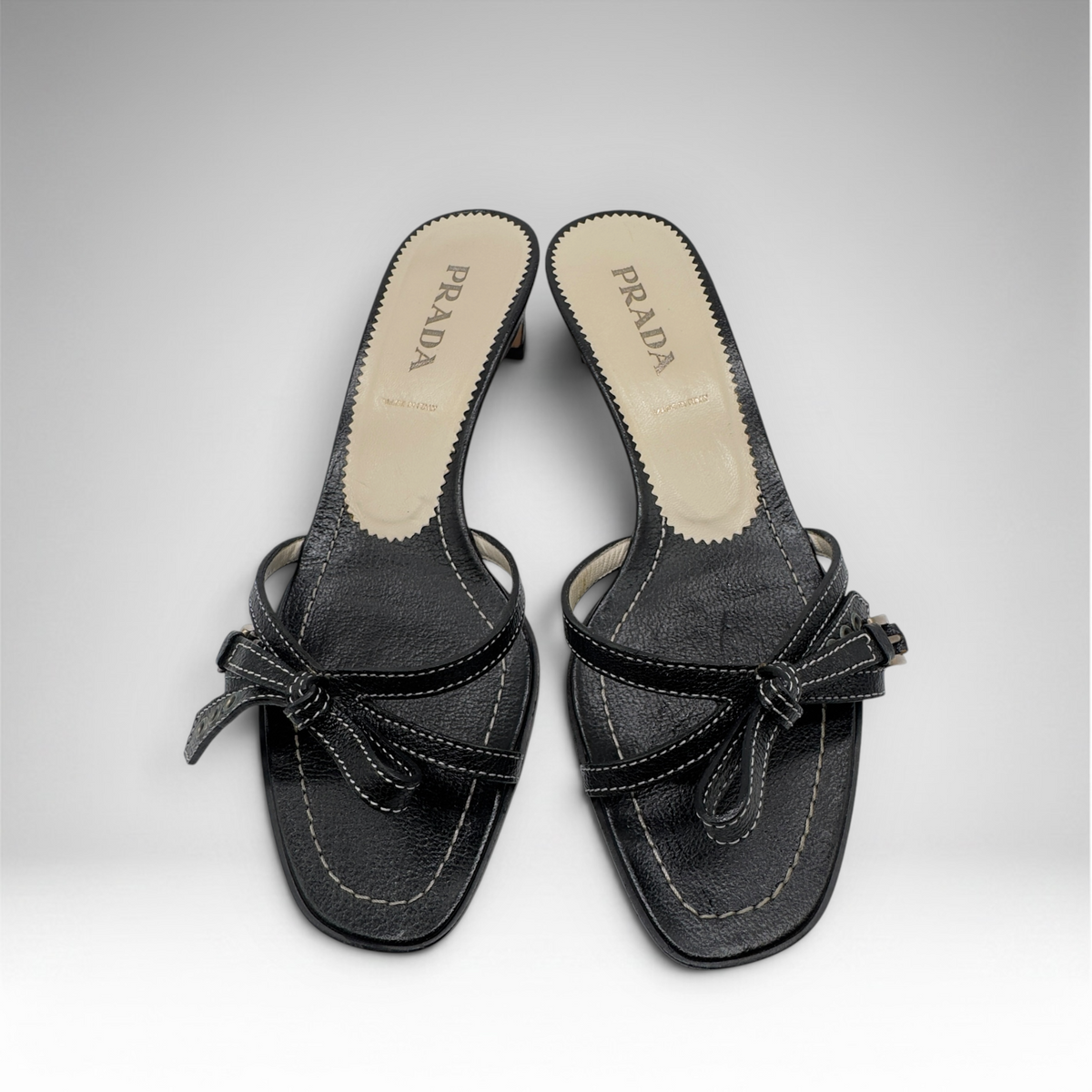 Prada bow sandals