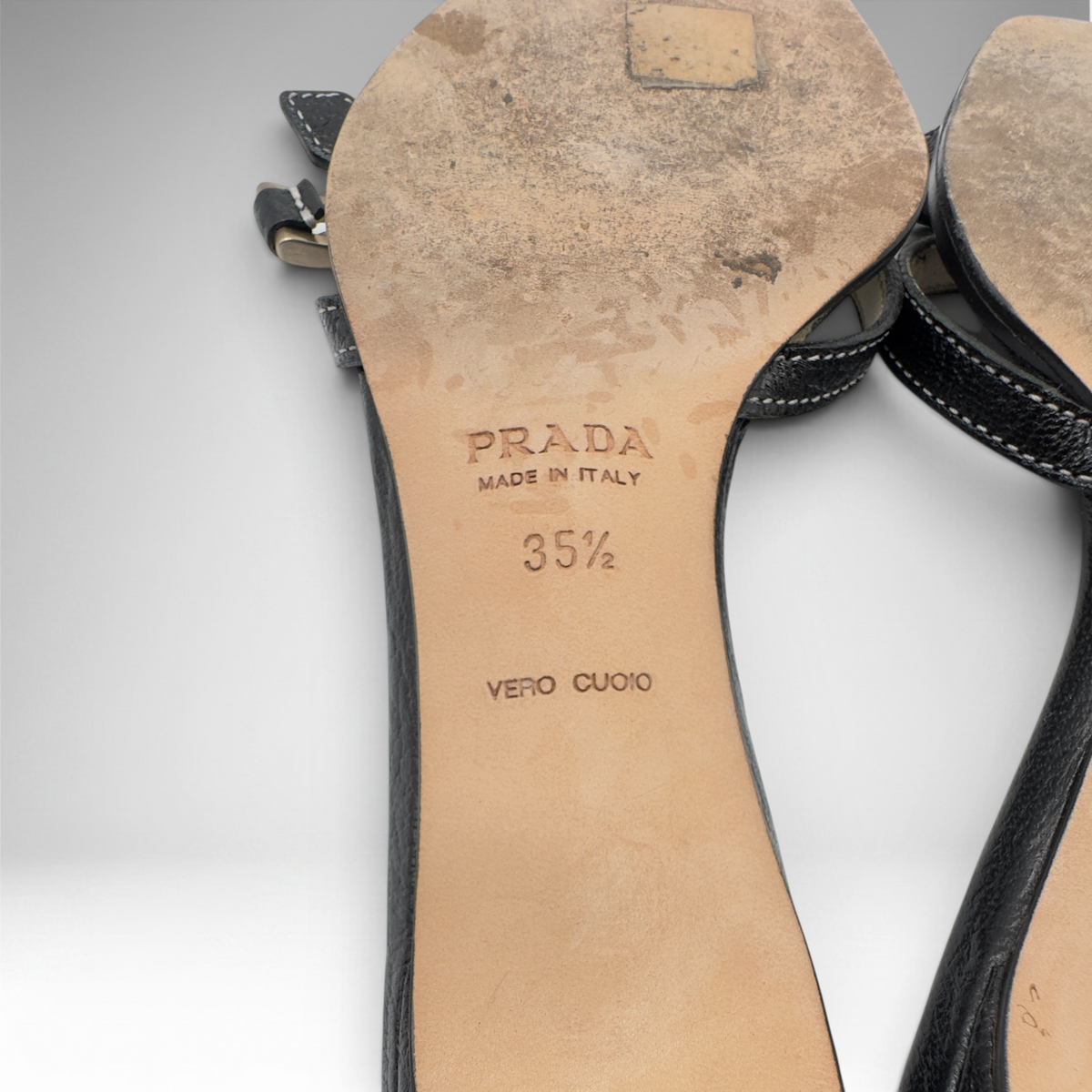 Prada bow sandals