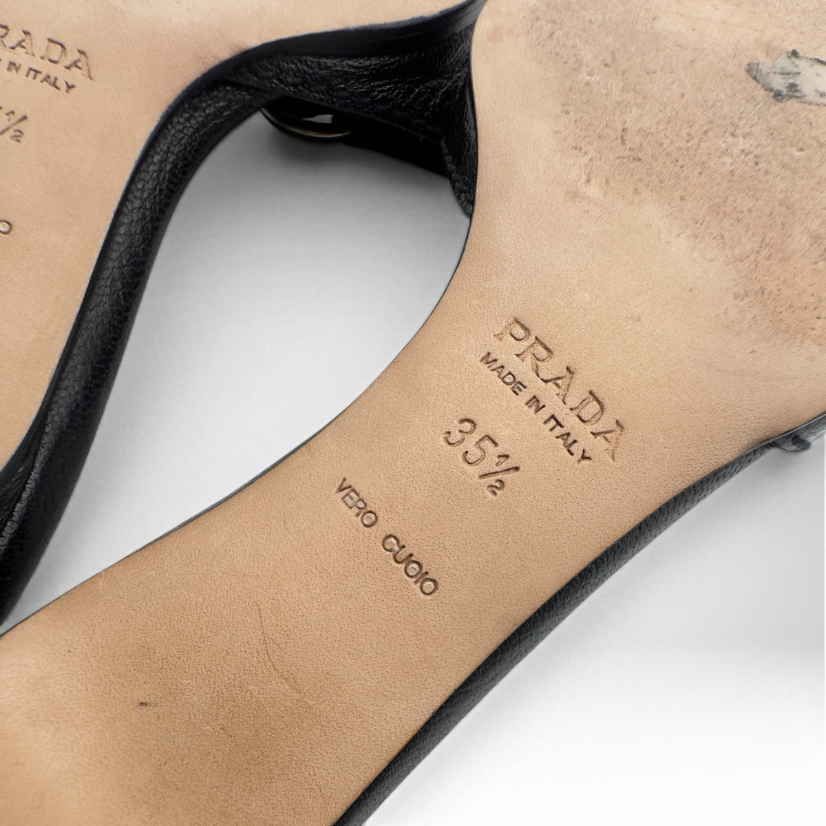 Prada buckle sandals