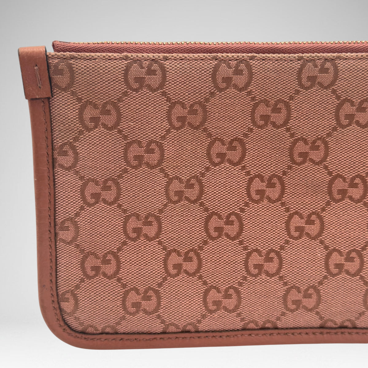 Pink Gucci pouch