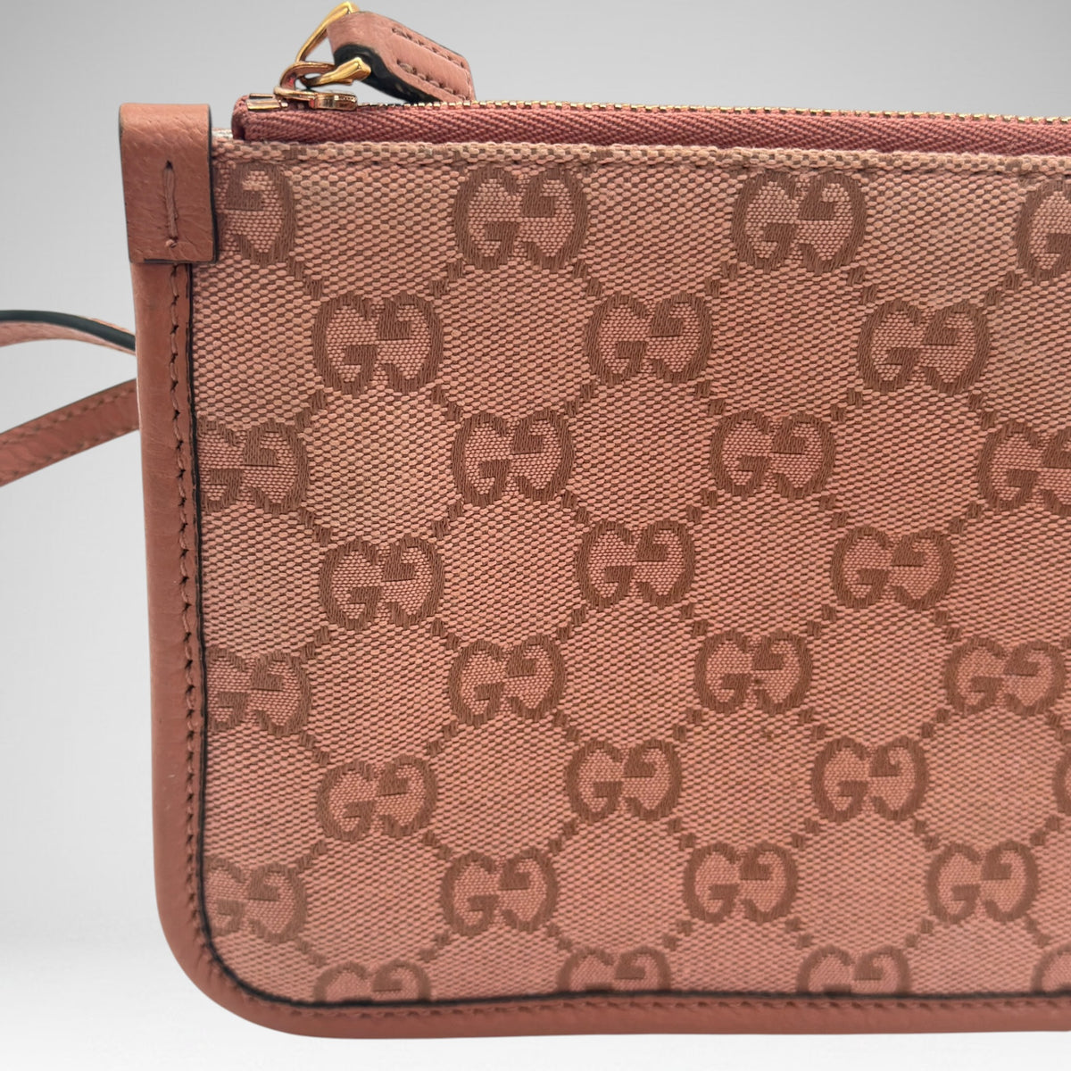Pink Gucci pouch