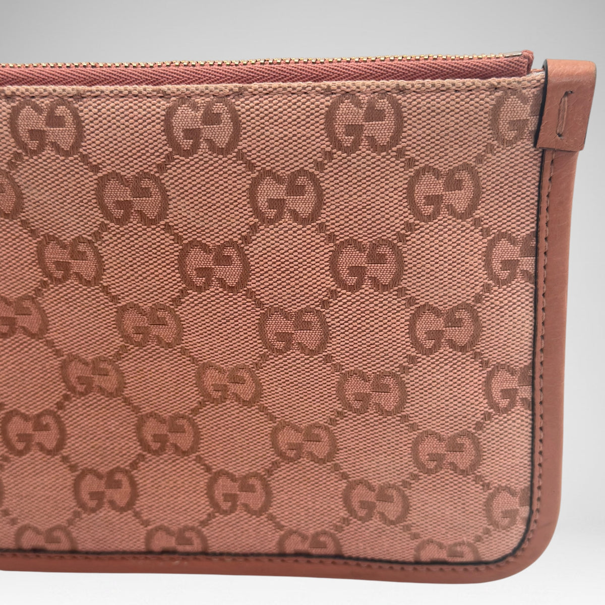Pink Gucci pouch
