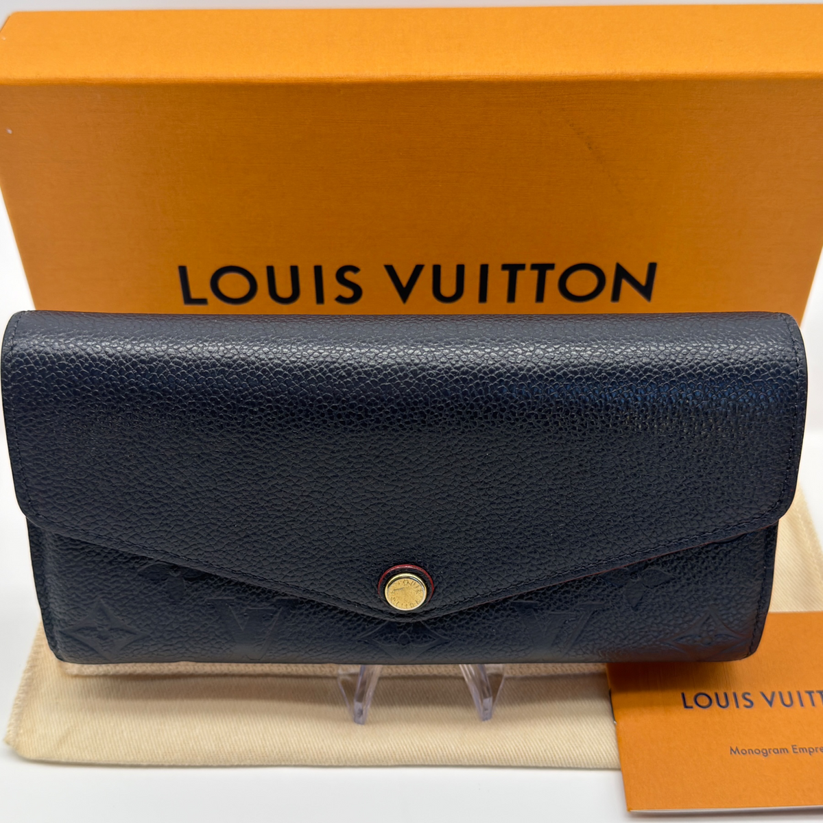 Louis Vuitton blue wallet