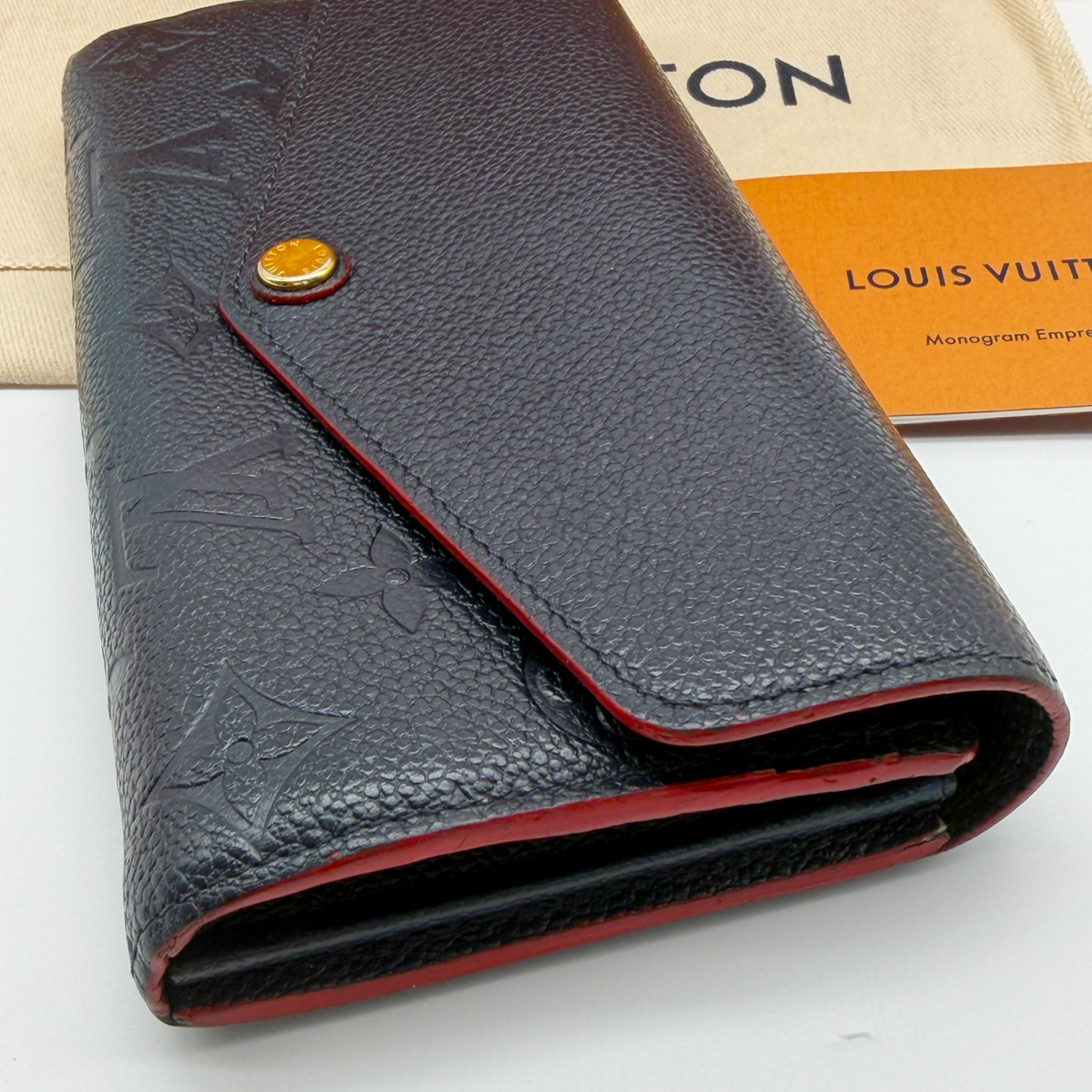 Louis Vuitton blue wallet