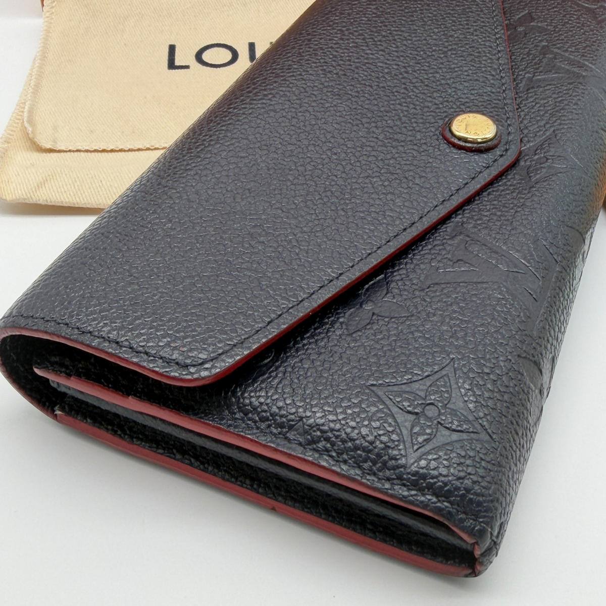 Louis Vuitton blue wallet