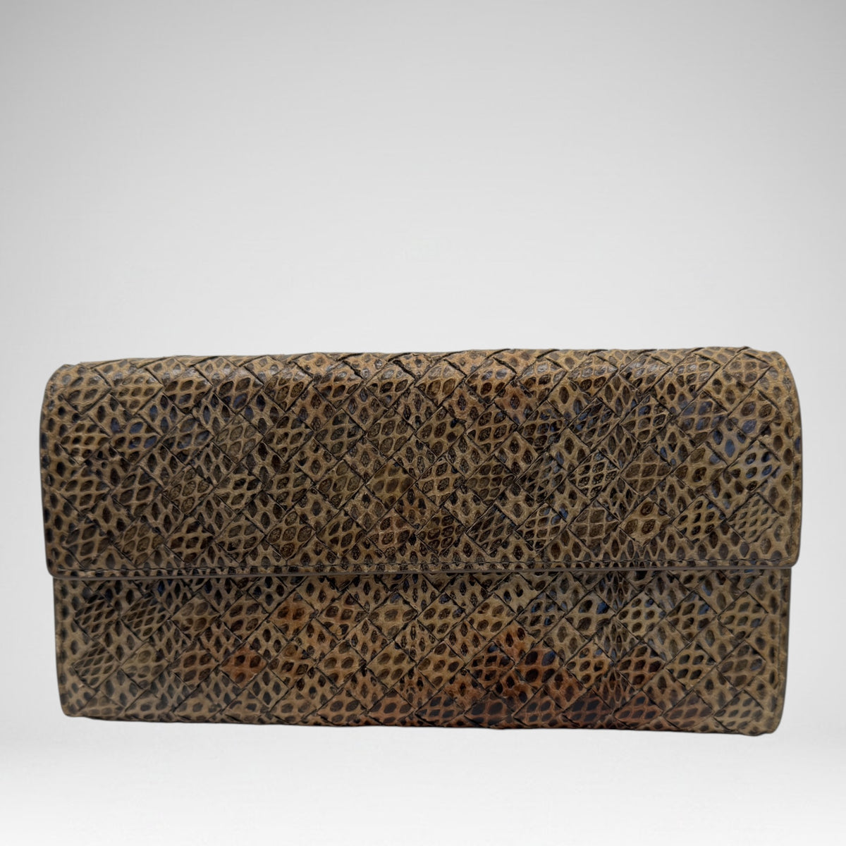 Bottega Veneta snake wallet