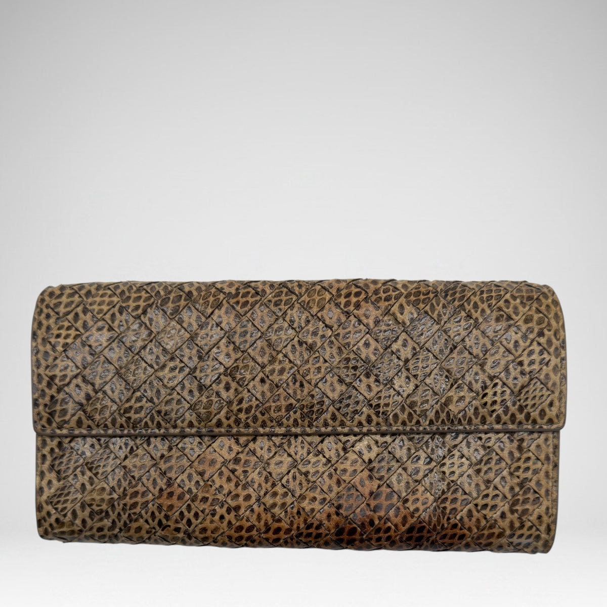 Bottega Veneta snake wallet