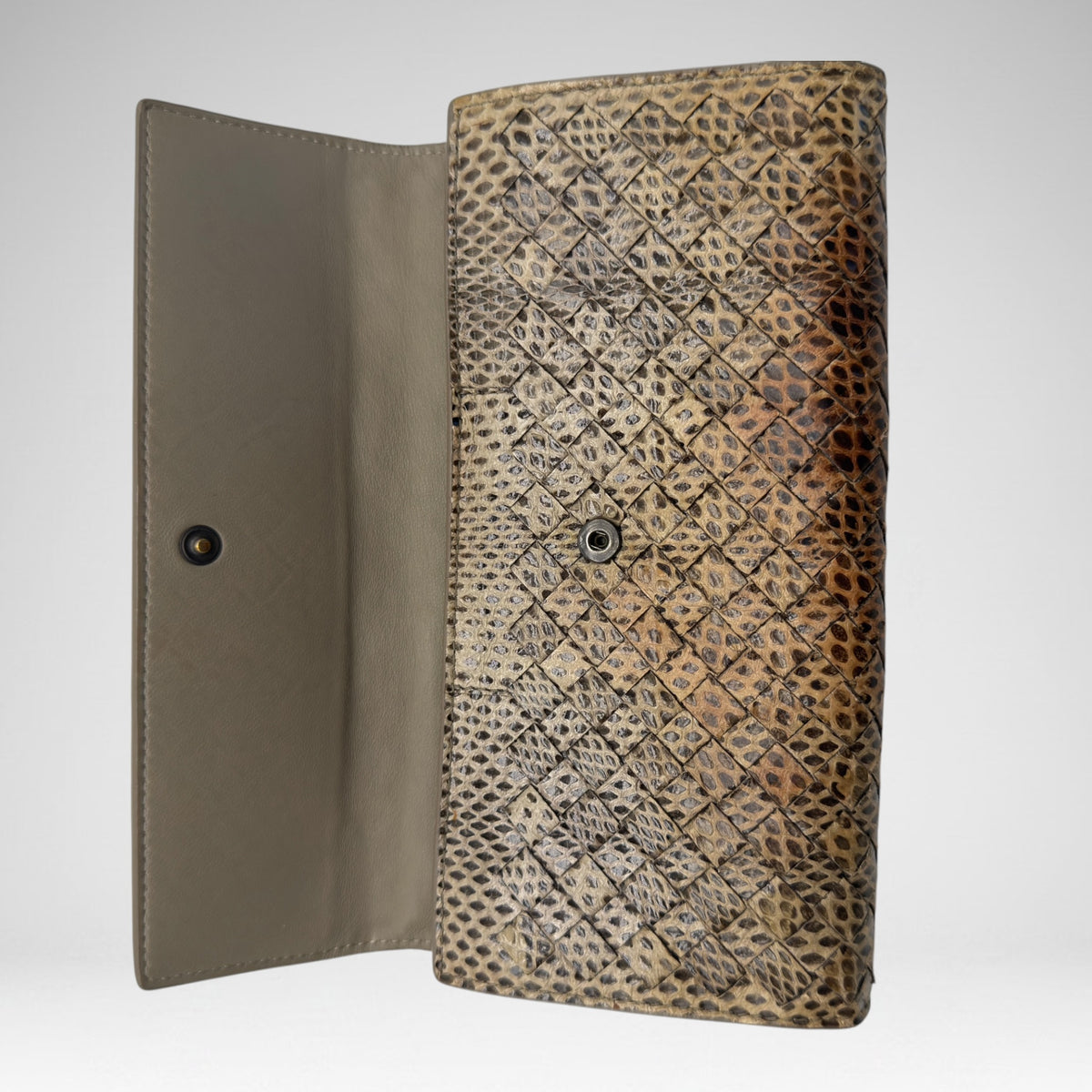 Bottega Veneta snake wallet