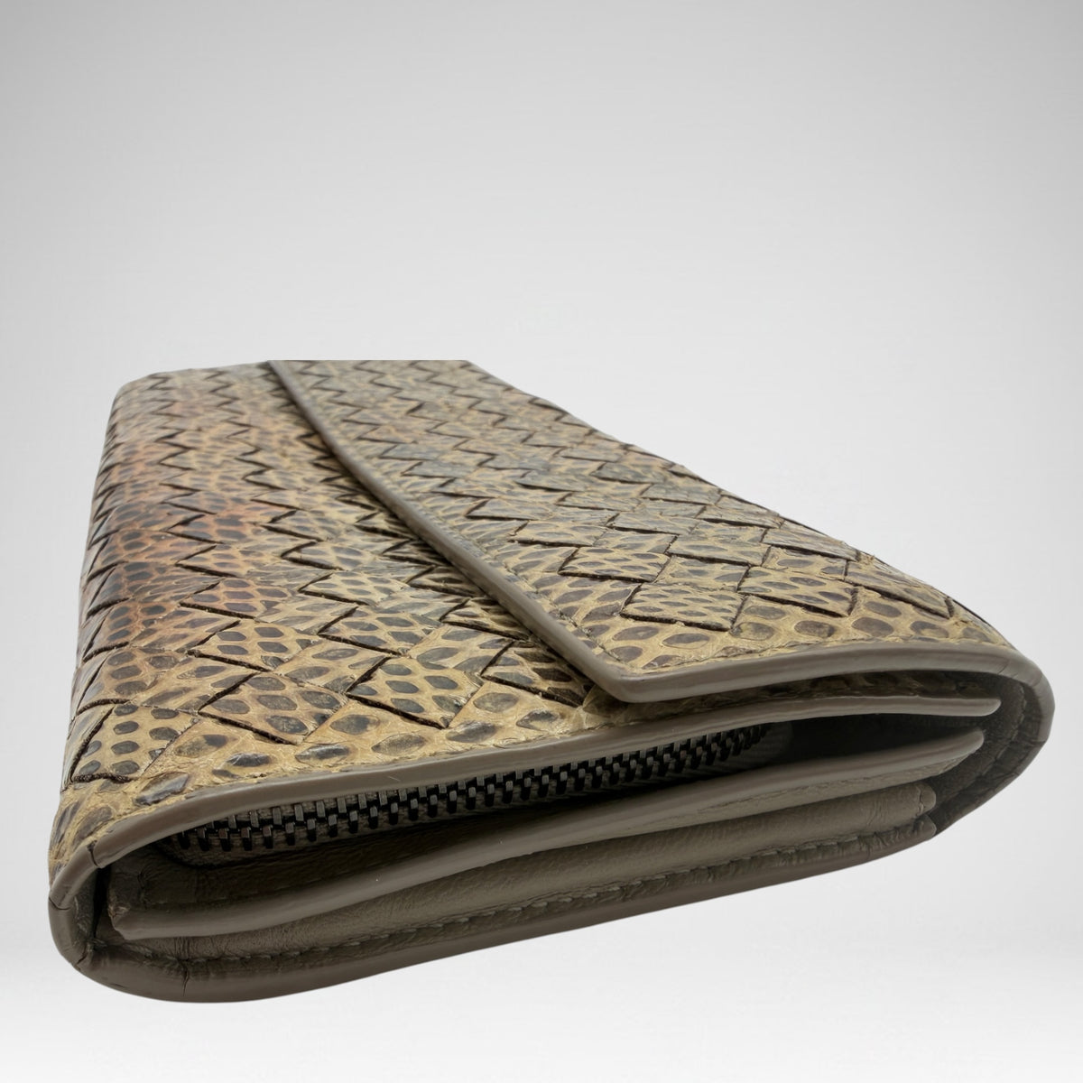 Bottega Veneta snake wallet