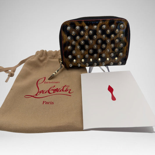 Louboutin leopard wallet