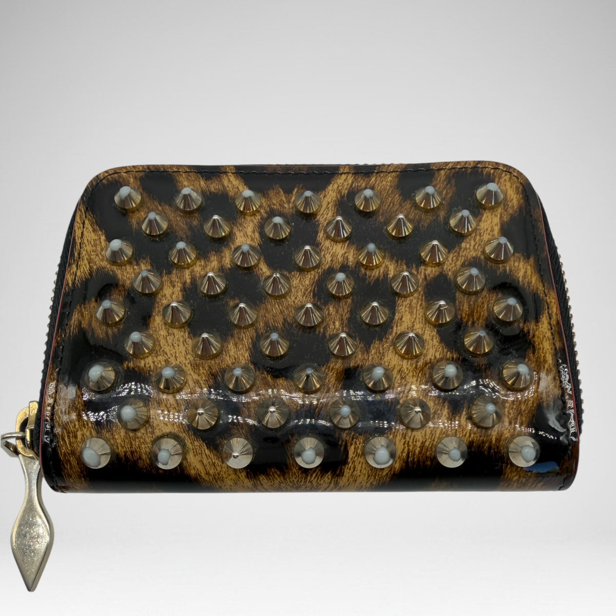 Louboutin leopard wallet