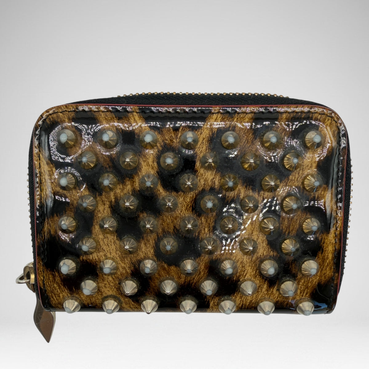 Louboutin leopard wallet