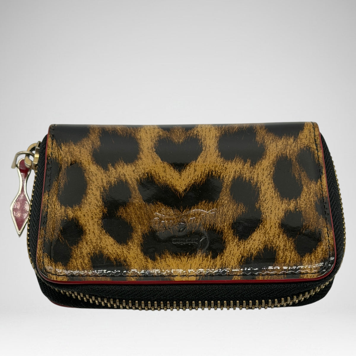 Louboutin leopard wallet