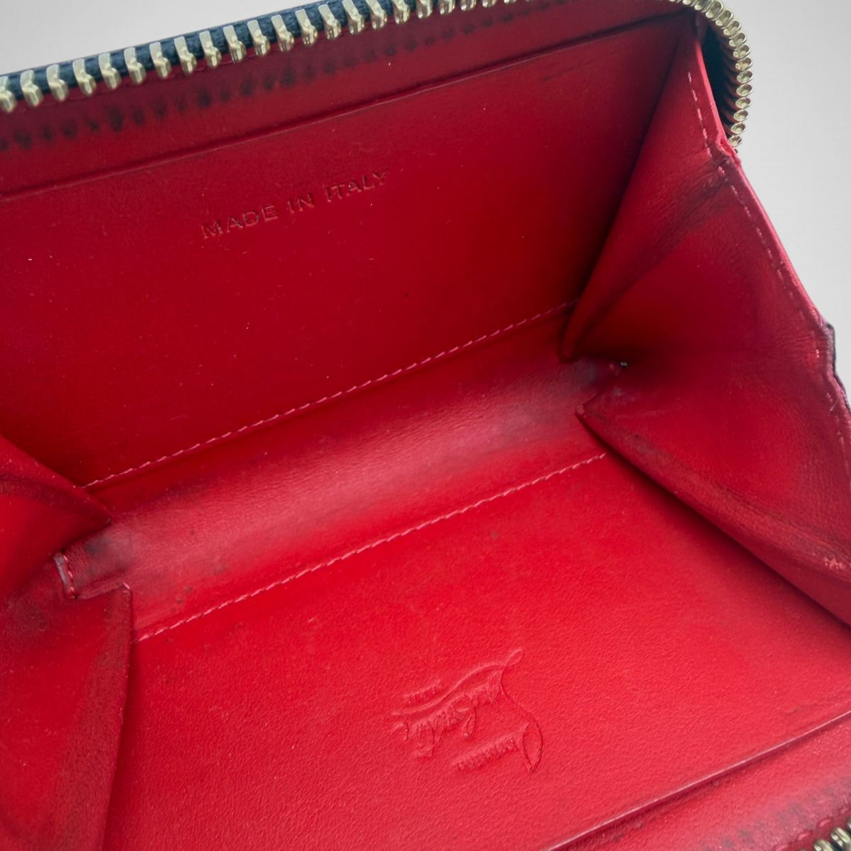 Louboutin leopard wallet