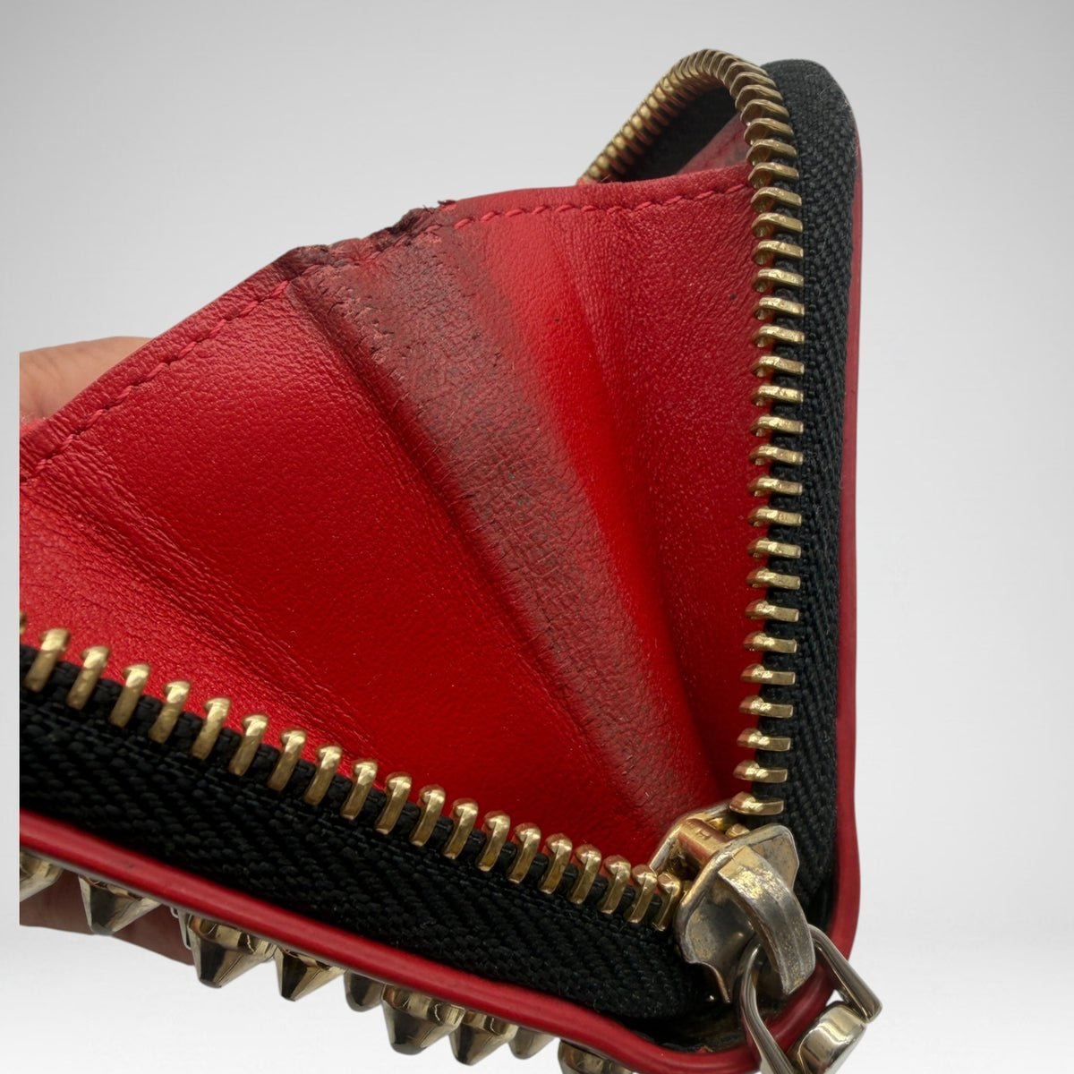 Louboutin leopard wallet