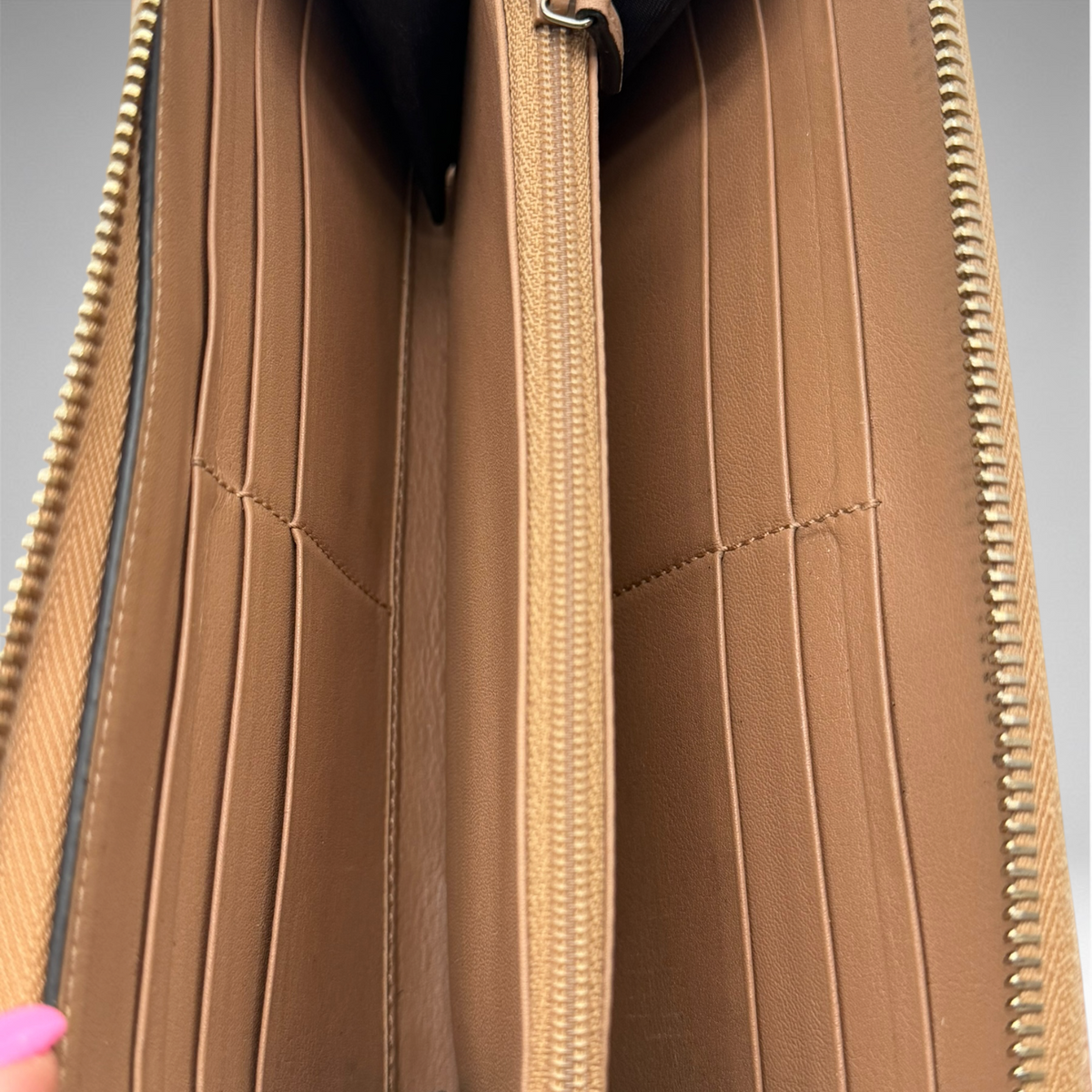 Gucci brown GG wallet