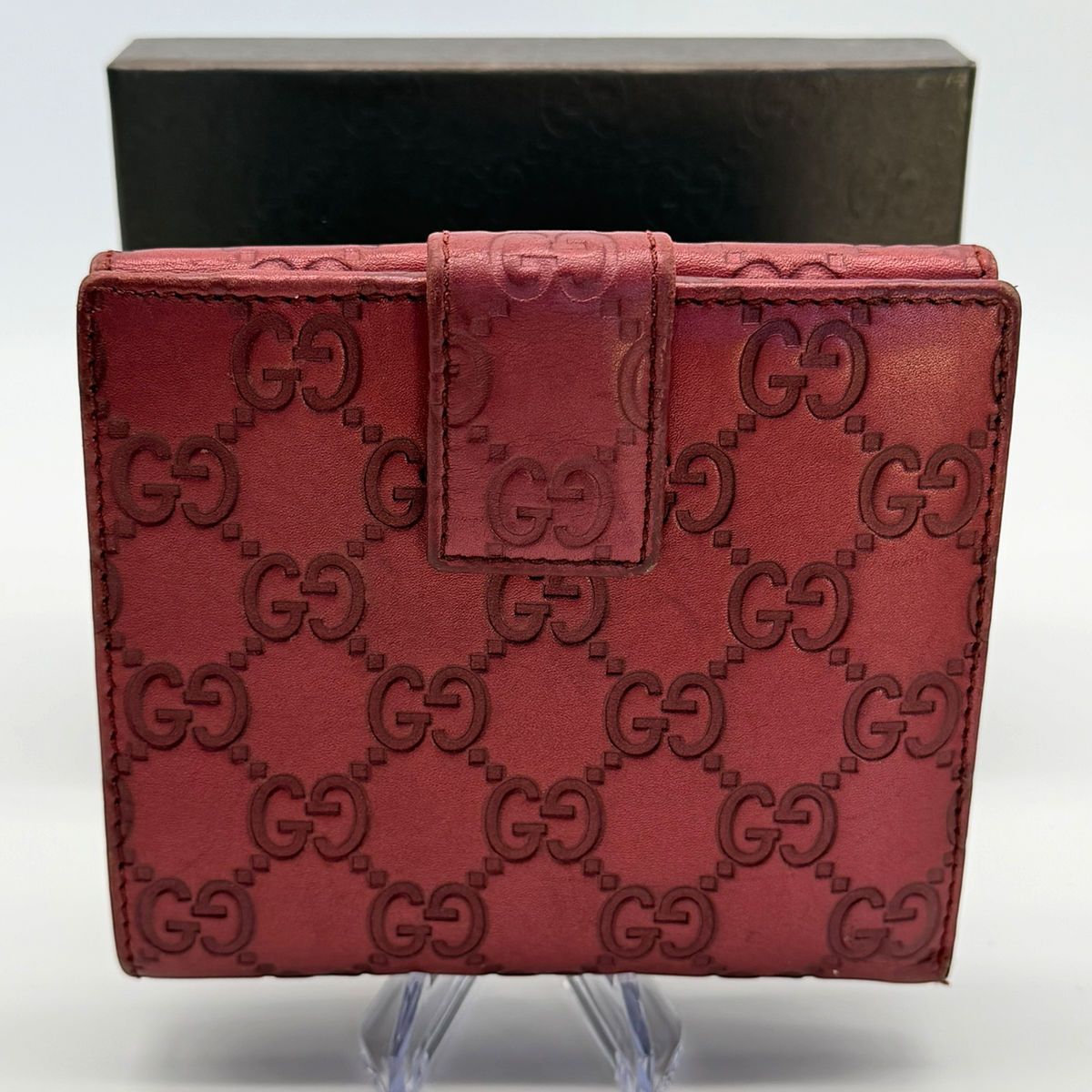 Red gucci gg wallet