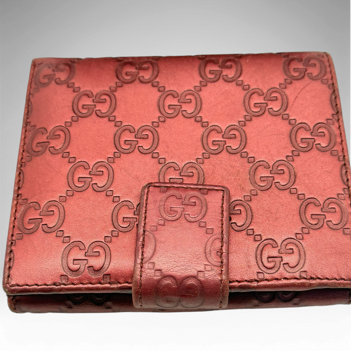 Red gucci gg wallet