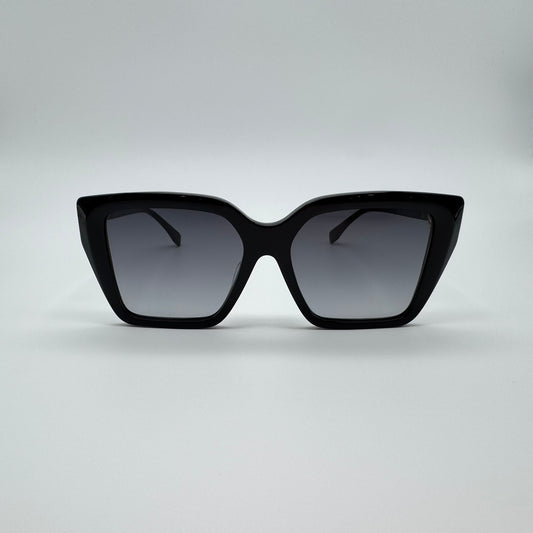Fendi FF Diamonds Oversized Square Sunglasses – Black Gold