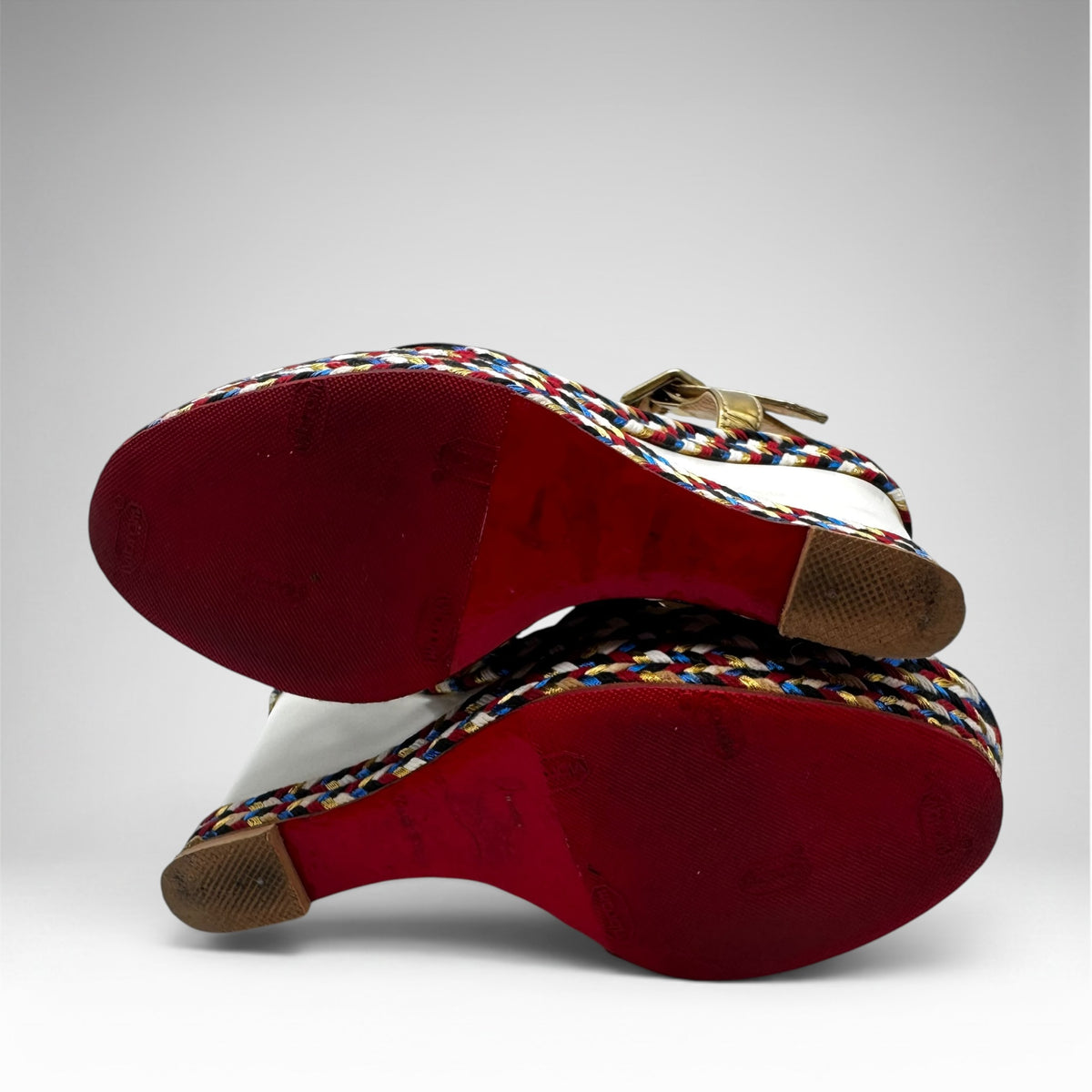 Christian Louboutin Lagoa Platform Wedge Sandals – Size 37