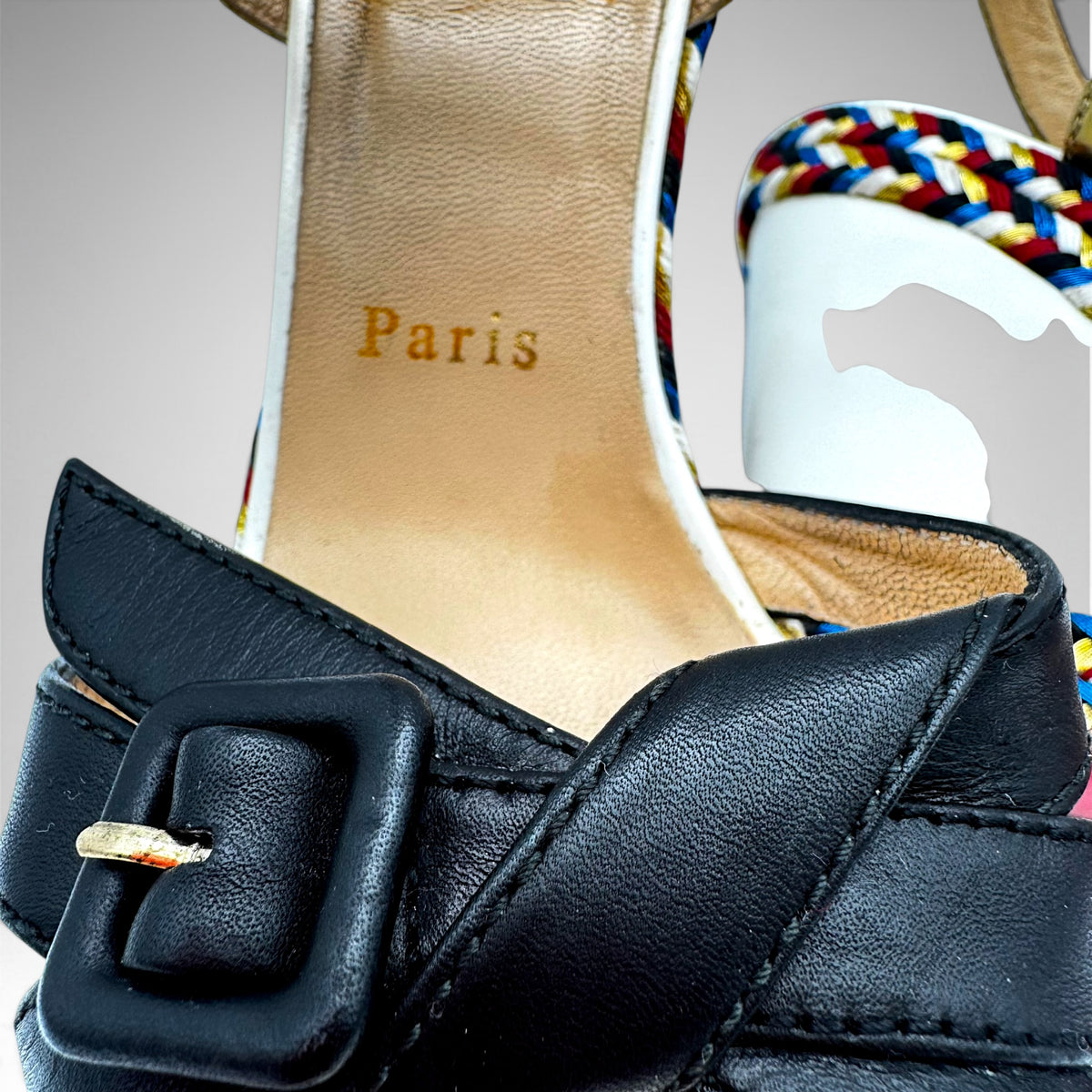Christian Louboutin Lagoa Platform Wedge Sandals – Size 37