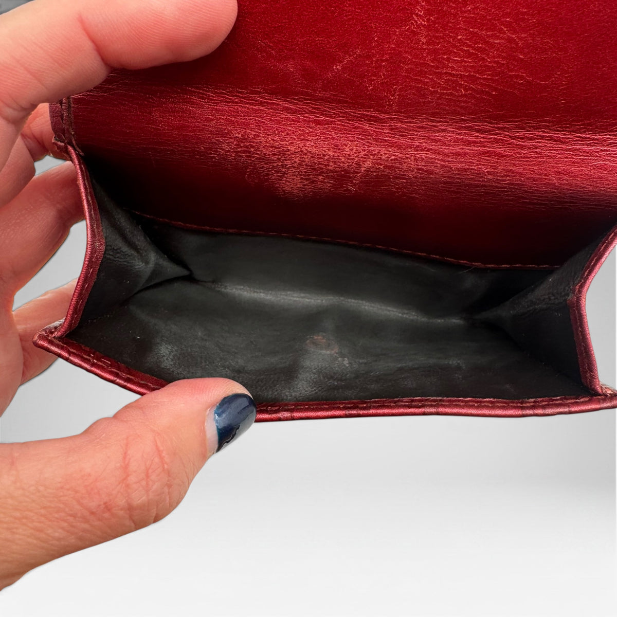Gucci Lovely Heart Guccissima Wallet – Red