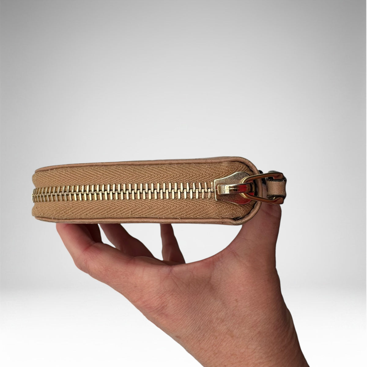 Gucci Microguccissima Zip Around Wallet – Camel