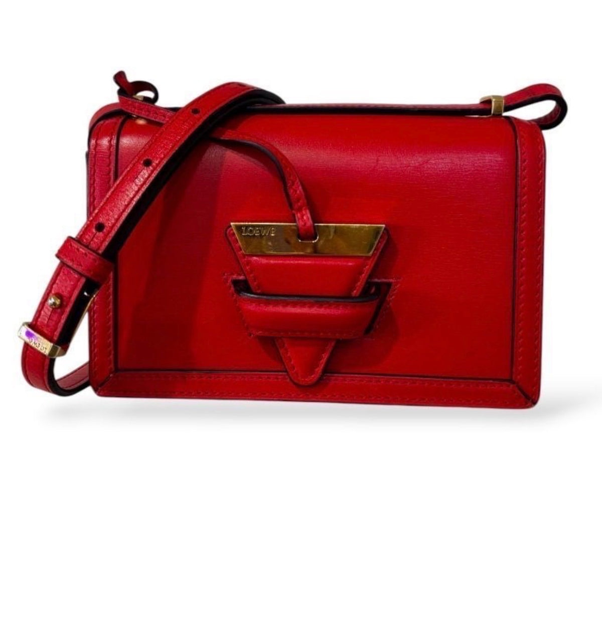 Loewe Barcelona Mini Crossbody – Scarlet Red