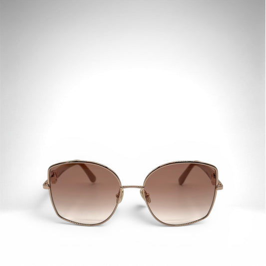 Salvatore Ferragamo SF304S Butterfly Sunglasses – Rose Gold