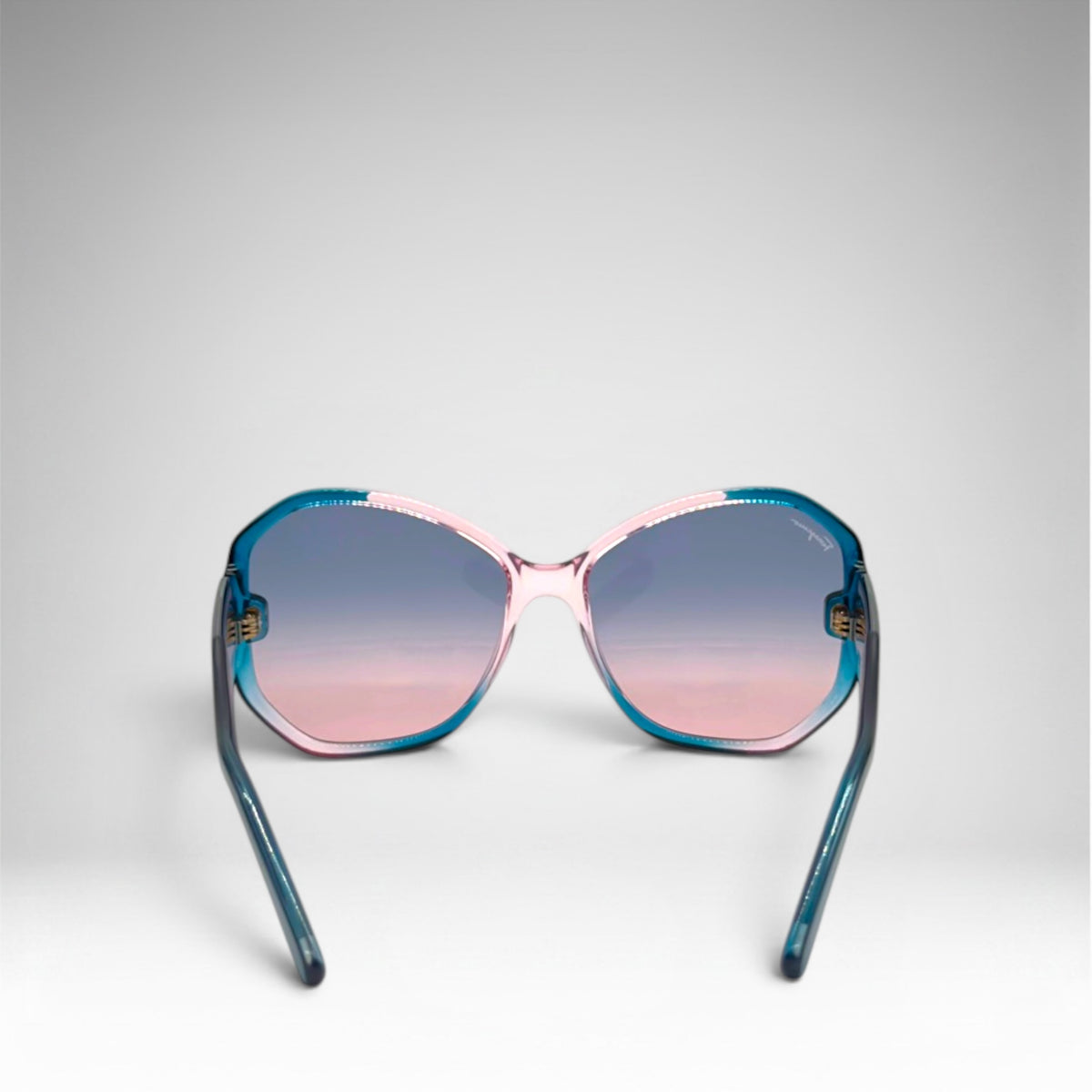 Salvatore Ferragamo SF942S Butterfly Sunglasses – Blue & Antique Rose