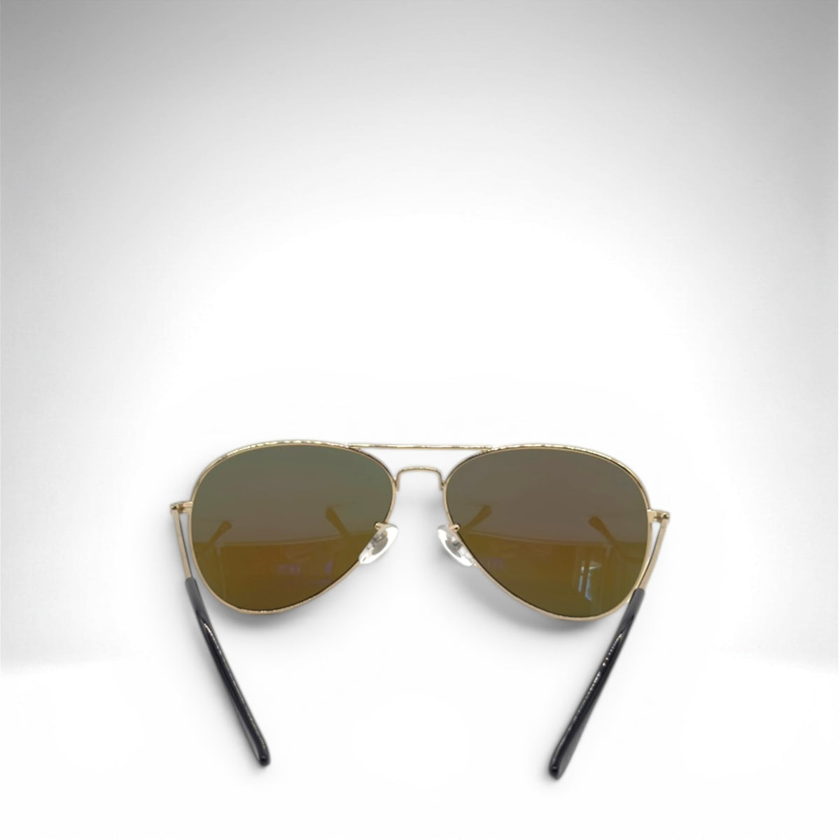 Privé Revaux The Commando 2.0 Aviator Sunglasses – Gold/Blue Mirror