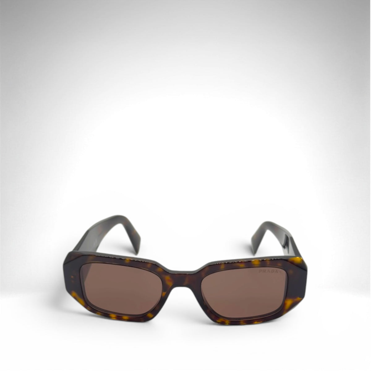 Prada PR 17WS Rectangular Sunglasses – Tortoiseshell