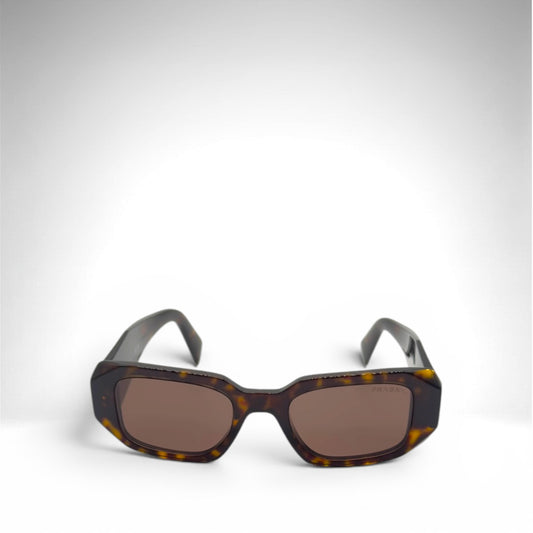 Prada PR 17WS Rectangular Sunglasses – Tortoiseshell