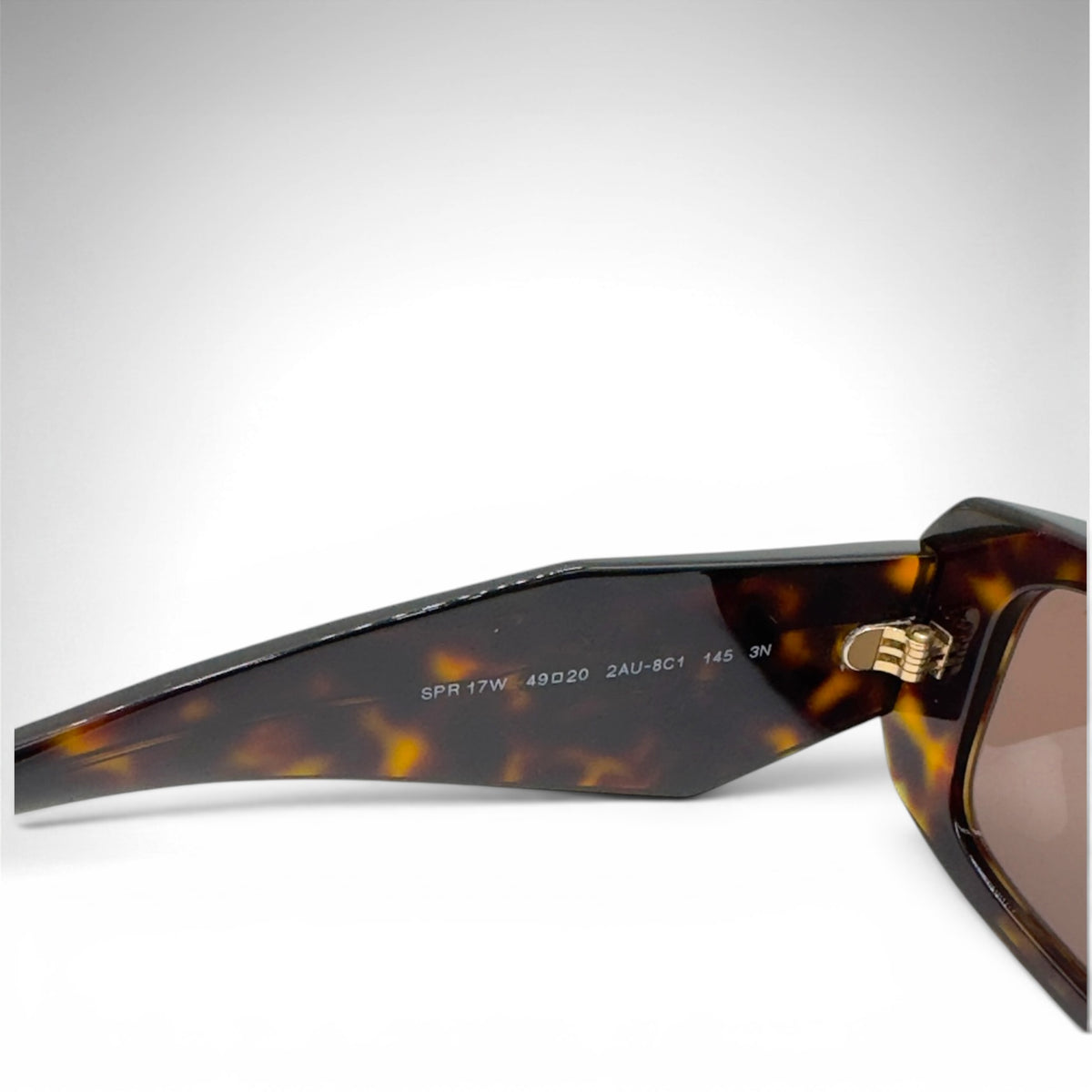 Prada PR 17WS Rectangular Sunglasses – Tortoiseshell