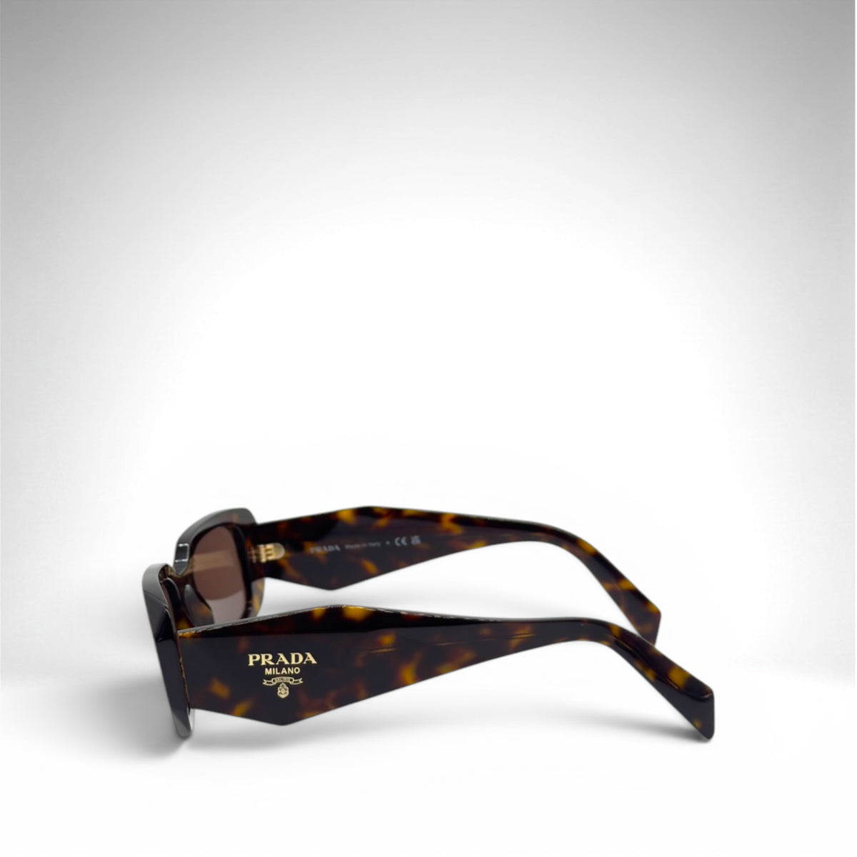 Prada PR 17WS Rectangular Sunglasses – Tortoiseshell