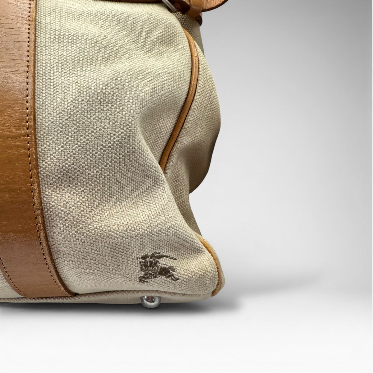 Burberry Blue Label Canvas Tote Bag – Beige/Tan