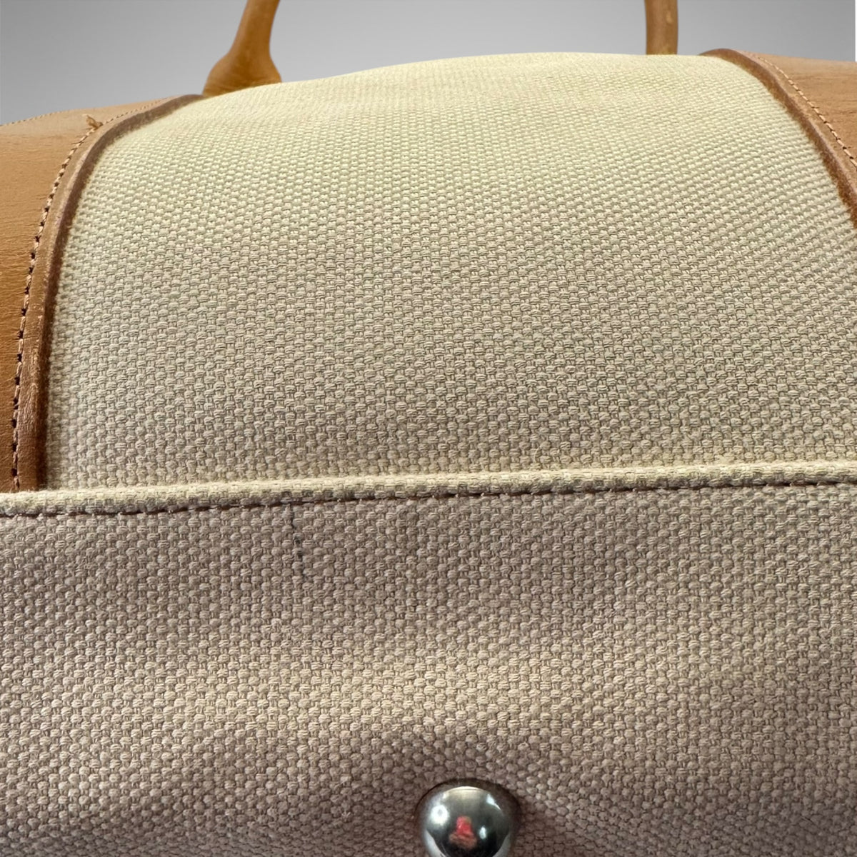 Burberry Blue Label Canvas Tote Bag – Beige/Tan